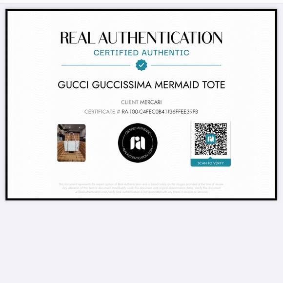 Authentic Gucci Mermaid tote.  Click on desc to see details. WILL TRADE FOR LV - Picture 3 of 8